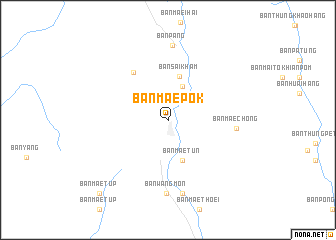 map of Ban Mae Pok