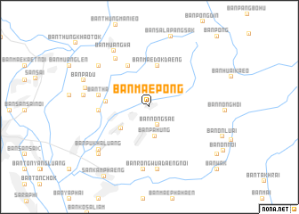 map of Ban Mae Pong