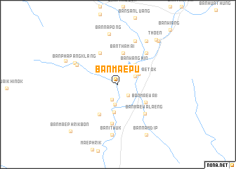 map of Ban Mae Pu