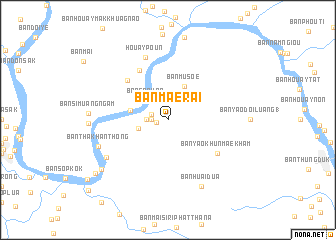 map of Ban Mae Rai