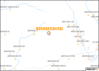 map of Ban Mae Rak Noi