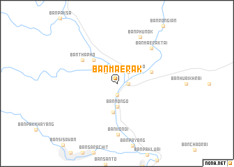 map of Ban Mae Rak