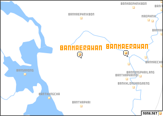 map of Ban Mae Rawan