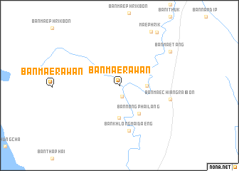 map of Ban Mae Rawan