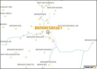 map of Ban Mae Sakuet