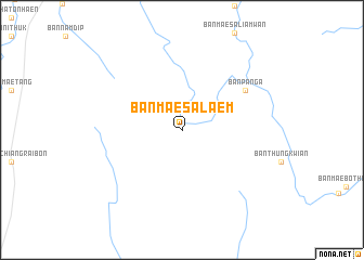 map of Ban Mae Salaem