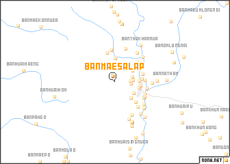 map of Ban Mae Salap