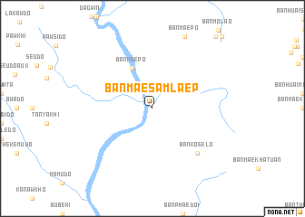 map of Ban Mae Sam Laep