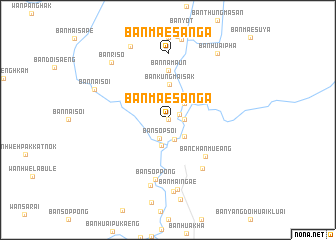 map of Ban Mae Sa-nga