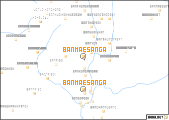 map of Ban Mae Sanga