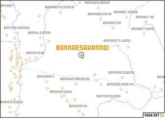 map of Ban Mae Sawan Noi