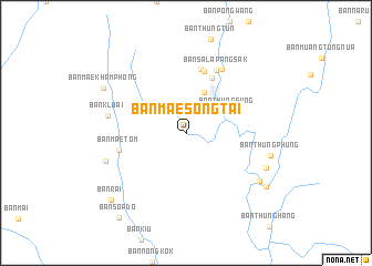 map of Ban Mae Song Tai