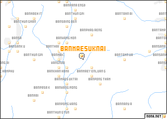 map of Ban Mae Suk Nai