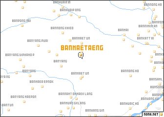 map of Ban Mae Taeng