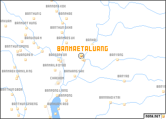 map of Ban Mae Ta Luang