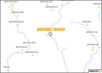 map of Ban Mae Tam Nai