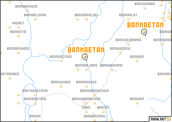 map of Ban Mae Tam