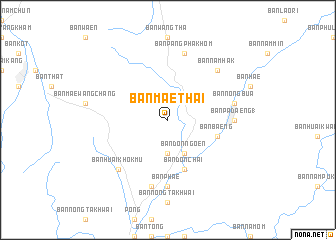map of Ban Mae Thai