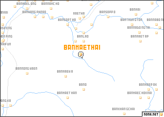 map of Ban Mae Thai