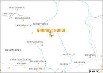 map of Ban Mae Tho Noi