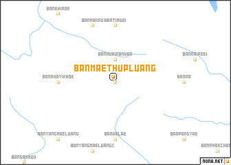 map of Ban Mae Thup Luang