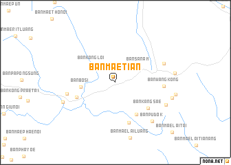 map of Ban Mae Tian