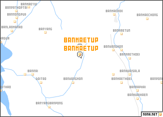 map of Ban Mae Tup