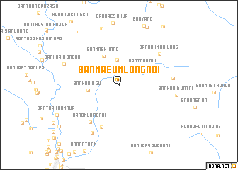 map of Ban Mae Umlong Noi