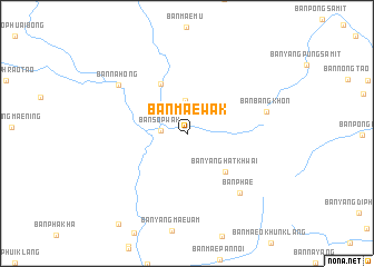 map of Ban MaeWak