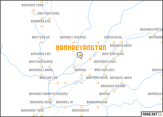 map of Ban Mae Yang Tan