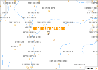 map of Ban Mae Yen Luang