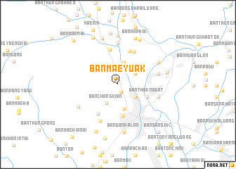 map of Ban Mae Yuak