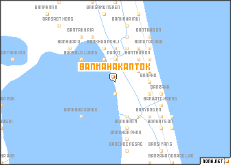 map of Ban Mahakan Tok