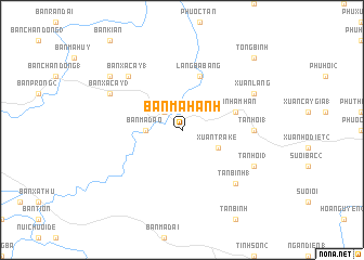 map of Ban Ma Hanh