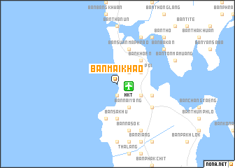 map of Ban Mai Khao