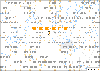 map of Ban Mai Makham Yong