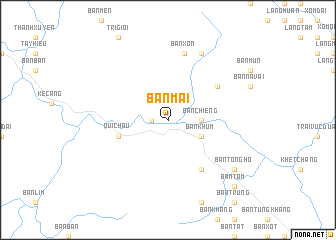 map of Bản Mai