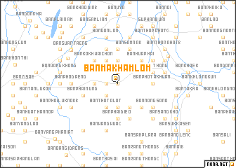 map of Ban Makham Lom