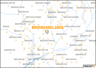 map of Ban Makham Luang