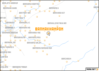 map of Ban Makham Pom