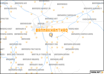 map of Ban Makham Thao