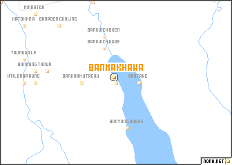 map of Ban Ma Khawa
