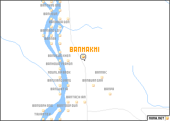 map of Ban Makmi