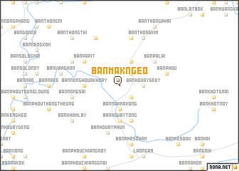 map of Ban Makngèo