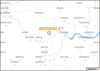 map of Ban Ma Mach