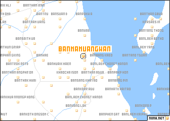 map of Ban Mamuang Wan