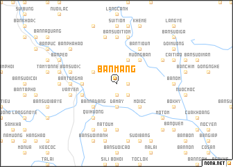 map of Bản Máng