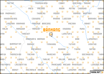map of Bản Máng