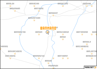 map of Ban Mano