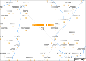 map of Bản Man Tchou